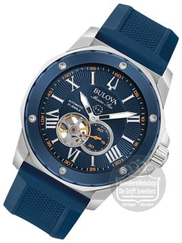 Bulova Marine Star 98A303 Horloge Blauw