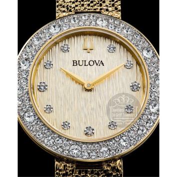 Bulova Classic Champagne Crystal 98L321 Horloge