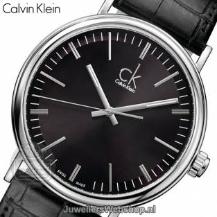 Calvin Klein horloge Surround K3W211C1 Zwart UNI