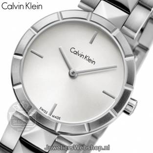 Calvin Klein horloge Edge zilver K5T33146