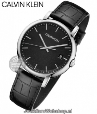 Calvin Klein horloge heren Established k9h211C1 zwart