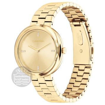 Calvin Klein CK25100094 Horloge Dames Goud