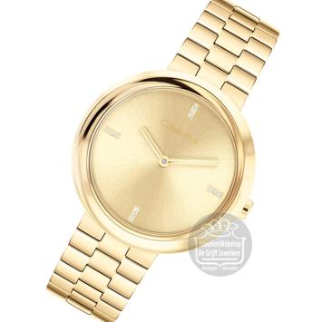 Calvin Klein CK25100094 Horloge Dames Goud