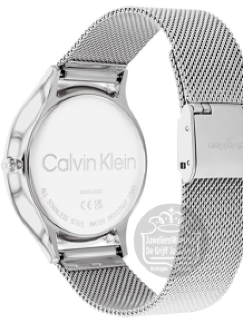 Calvin Klein CK25200001 Horloge Dames Zilver