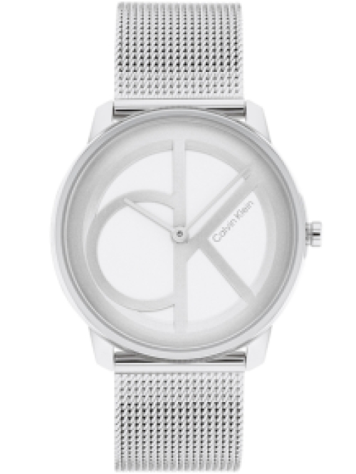 Calvin Klein CK25200032 Iconic Mesh Horloge Dames Zilver