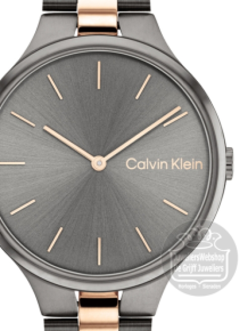 Calvin Klein CK25200127 Horloge Dames Grijs