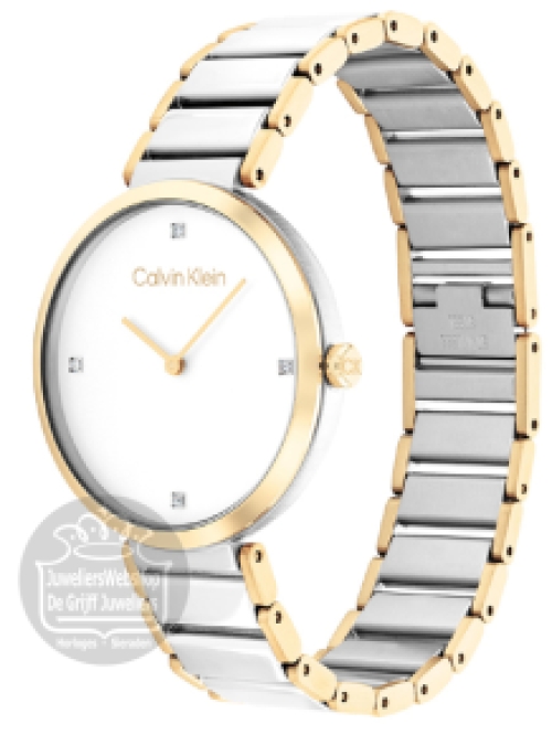 Calvin Klein CK25200134 Horloge Dames Bicolor