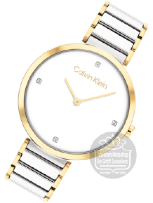Calvin Klein CK25200134 Horloge Dames Bicolor