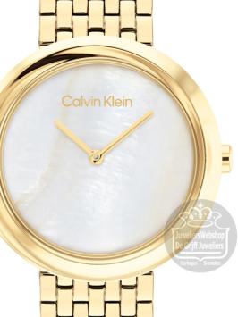 Calvin Klein CK25200321 Horloge Dames Goud