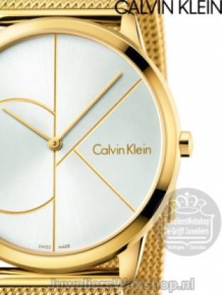 Calvin Klein Minimal Gent Goud K3M21526