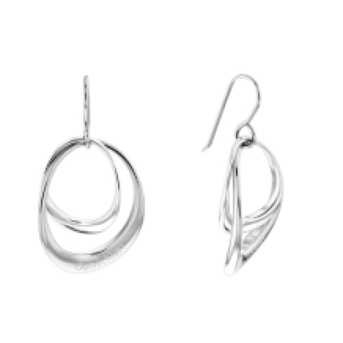 Calvin Klein Warped Oorbellen CJ35000004 Zilver