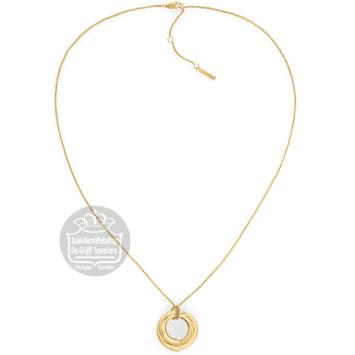 Calvin Klein Spiral Collier CJ35000761 staal