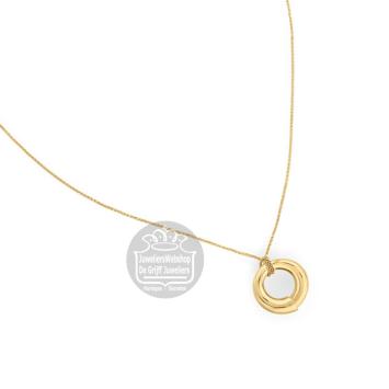 Calvin Klein Spiral Collier CJ35000761 staal