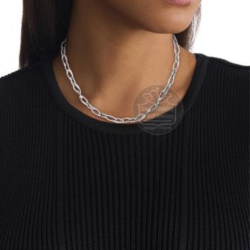 Calvin Klein Harmonious Connection Collier CJ35000804 staal