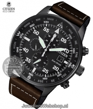 ca0695-17e citizen chronograaf horloge eco drive heren