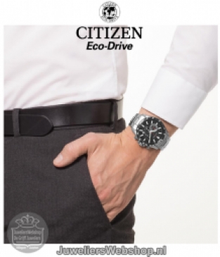 citizen titanium chronograaf heren horloge ca4444-82e