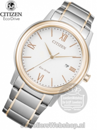 citizen eco drive sport horloge AW1676-86A Bicolor