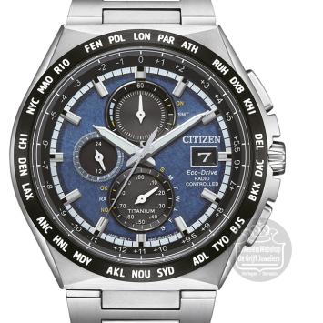 Citizen Radio Controlled Titanium Horloge AT8238-84L