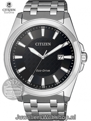 Citizen Sports horloge BM7108-81E heren eco drive staal zwart