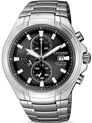 citizen titanium chronograaf horloge ca0700-86e zwart