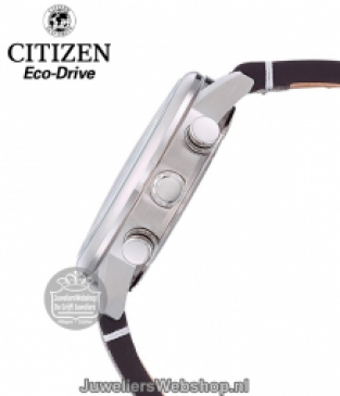 Citizen CA4420-13L herenhorloge chrono staal blauw