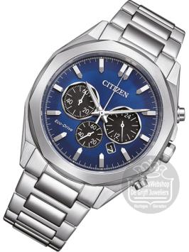 Citizen CA4590-81L chrono horloge heren blauw