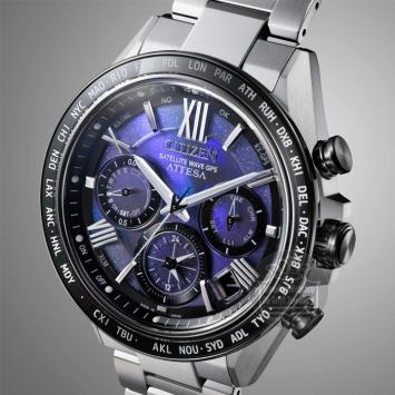 Citizen Satellite Wave Attesa United With Blue CC4075-50L Horloge Limited
