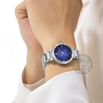 Citizen Dames Horloge united with blue EM1060-87L Limited