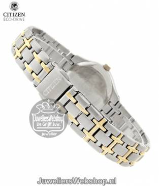 citizen EW1264-50A eco drive bicolor dames horloge elegance