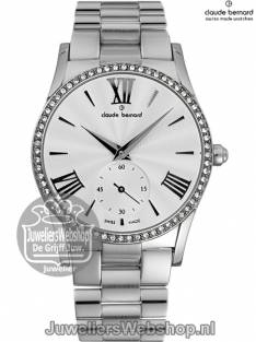 Claude Bernard horloge 23092-3P-AIN dames Edelstaal