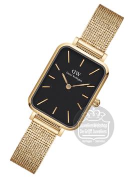 Daniel Wellington Quadro Pressed Evergold horloge DW00100557