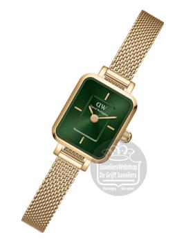 Daniel Wellington Quadro Mini Evergold horloge DW00100653