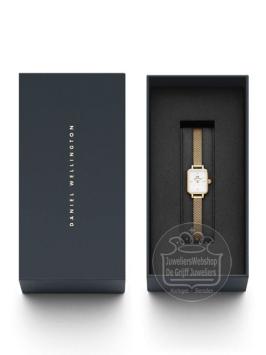 Daniel Wellington Quadro Mini Evergold horloge DW00100725