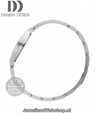 danish design iv62q1202 horloge met parelmoer wijzerplaat