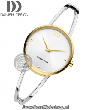 danish design 1230 dames horloge bicolor