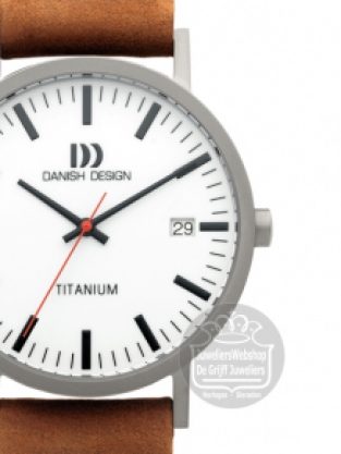danish design rhine IQ31Q199 horloge titanium