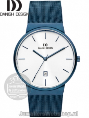 danish design IQ69Q971 heren horloge staal blauw