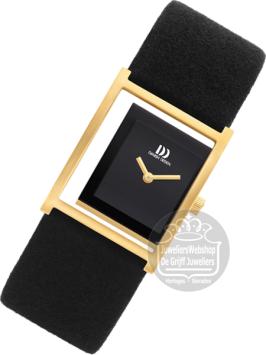 danish design IV11Q1292 dames horloge met zwarte band