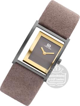 danish design IV16Q1292 dames horloge met zwarte band
