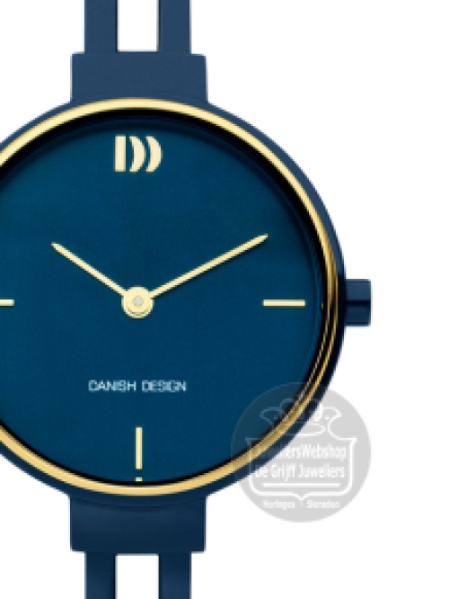 danish design 1265 dames horloge blauw