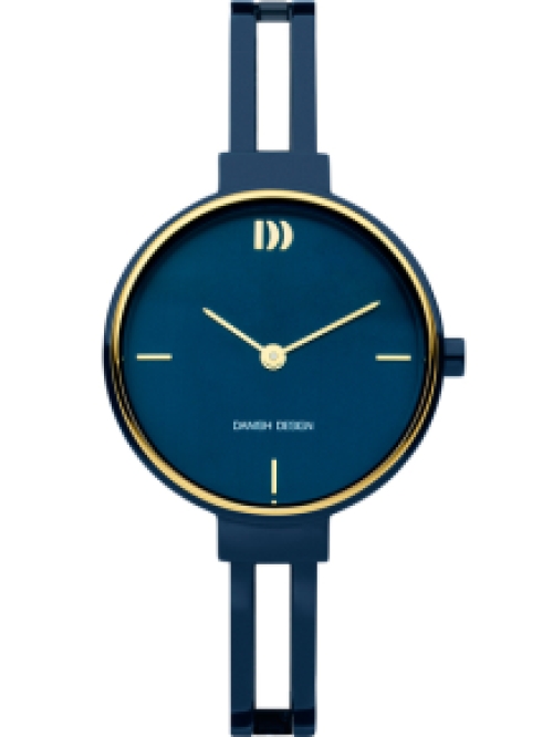 danish design dames horloge blauw staal IV72Q1265