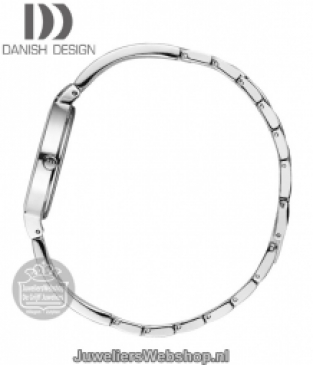 danish design iv64q1225 dames horloge Rosemund staal