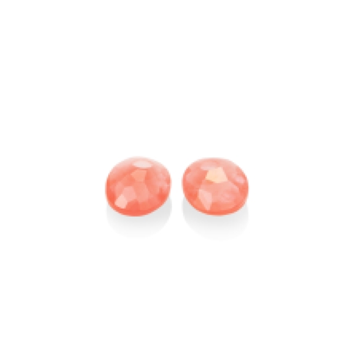 sparkling jewels earring editions Cherry Quartz Twist Oval eardrops eagem25-so