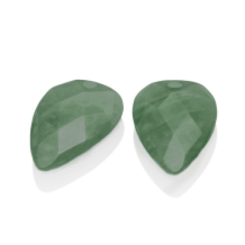 sparkling jewels earring editions Green Aventurine Blossom eardrops eagem29-BS