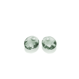 sparkling jewels earring editions Green Amethyst Twist Oval eardrops eagem44-so
