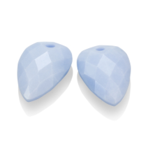 sparkling jewels earring editions Blue Lace Agate Blossom eardrops eagem47-bs