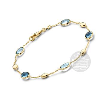 Excellent Jewelry Armband AW136735 geelgoud topaas