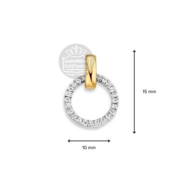 Excellent Jewelry Hanger HH425866 bicolor rond