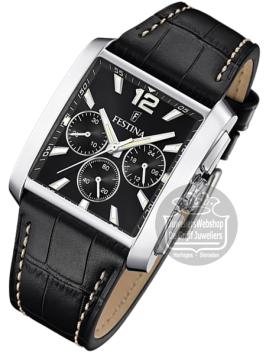 festina On the Square chronograaf horloge F20636-4