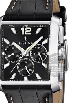 festina On the Square chronograaf horloge F20636-4